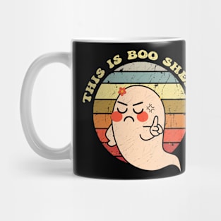 Funny This Is Boo Sheet Ghost Costume - Women's Halloween Mug